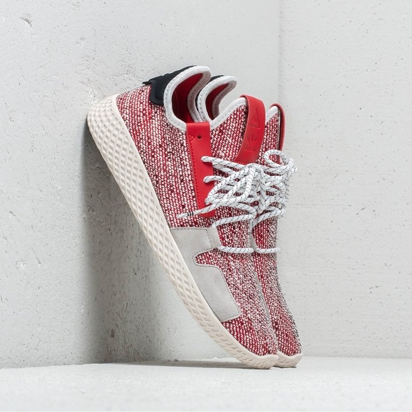 ADIDAS x Pharrell Williams HU V2 red white and gray size 11.5 - Picture 1 of 15